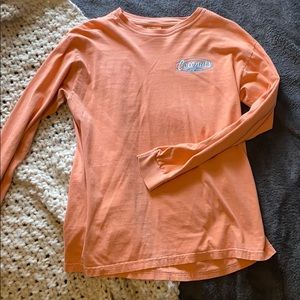 Orange long sleeved Tshirt